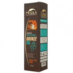 تصویر روغن برنزه کننده جوجوبا 200میل موزیلا Mozila Jojoba Professional Bronze Oil 200ml