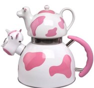 تصویر کتری قوری طرح گاو 