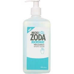 تصویر محلول ضد عفونی کننده دست بدون الکل میکرو وات میکروزدا Microwat Non Alcoholic Antiseptic Solution Micro Zoda