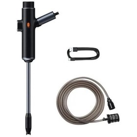 تصویر ست نازل و تی شستشوی خودرو Baseus Multifunctional Car Wash Spray Nozzle CRXC01-E01 طول 7.5 متری 