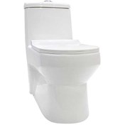 تصویر توالت فرنگی گلسار مدل وینر 76 Gulsar toilet model Wiener 76 with milk, Calcutta design, grade two