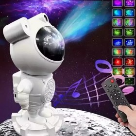 تصویر اسپیکر و رقص نور مدل فضانورد 