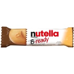 تصویر بیسکوییت نوتلا بی ردی با مغز شکلات وفندق 22 گرم Nutella B-Ready Nutella B-Ready Hazelnut 22 G