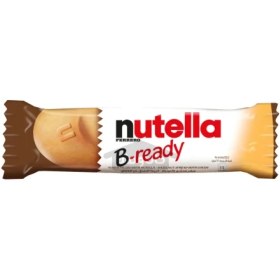 تصویر بیسکوییت نوتلا بی ردی با مغز شکلات وفندق 22 گرم Nutella B-Ready Nutella B-Ready Hazelnut 22 G