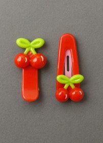 تصویر گیره 40 عددی قرمز گیلاسی 