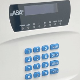 تصویر پنل دزدگیر اماکن سیم کارتی آسا Asa Blue Alarm system panel