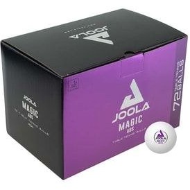 تصویر توپ پینگ پنگ سفید Magic 72 اجازه دهید تنیس روی میز Joola 