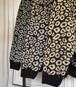 تصویر بلوز بافت پلنگی ترند 