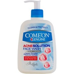 تصویر ژل شستشو صورت کامان مناسب پوست چرب و جوشدار حجم 500 میلی لیتر Comeon Daily Face Wash For Oily Skin 500ml