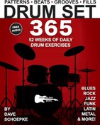 تصویر آموزش تخصصی ساز درامز با تمرین‌های روزانه Dave Schoepke | دانلود کتاب Drum Set 365 از Hemethod 