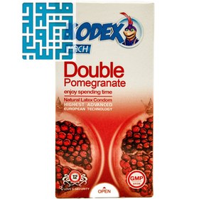 تصویر کاندوم تنگ کننده دابل اناری ناچ کدکس 12 عددی ا Kodex Double Pomegranate Kodex Double Pomegranate