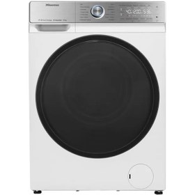 تصویر ماشین لباسشویی هایسنس ۱۰ کیلو مدل WFER1014VA سفید WFER1014VA Hisense Washing Machine 10KG 1400 RPM Inverter Direct Drive LED White