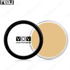 تصویر کرم پودر کاسه ای وو اصل شماره 23 VOV Cover Foundation Medium Beige 