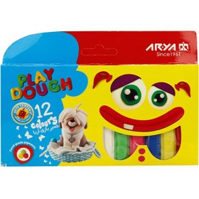 تصویر خمیر بازی 12 رنگ آریا 1058 Arya Arya 1058 Play Dough 12 Colors