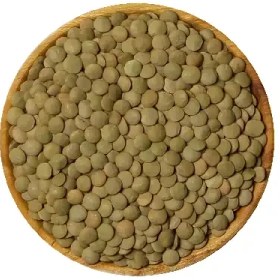 تصویر عدس سبز درشت ایرانی درجه یک First grade Iranian green lentils