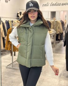 تصویر پافر زنانه کرم تدی 