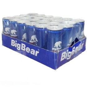 تصویر نوشابه انرژی زا بیگ بیر big bear 250 میلی لیتر - 12 عددی 