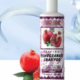 تصویر پرژک شامپو حاوی روغن طبیعی هسته انار ا Parjak Pomegranate Shampoo Parjak Pomegranate Shampoo