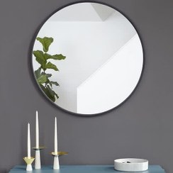 تصویر آینه دکوراتیو گرد شیک کد G136 