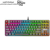 تصویر کیبورد گیمینگ گرین مدل GK801-RGB - کارکرده 
