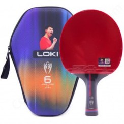 تصویر راکت پینگ پنگ لوکی 6 ستاره k 