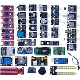 تصویر کیت 45 عددی ماژول های کاربردی آردوینو 