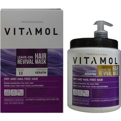 تصویر ماسک مو با آبکشی مدل کراتین ویتامول Vitamol 
