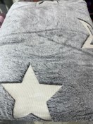 تصویر پتو یک نفره شب نما طرح ستاره 