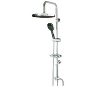 تصویر علم دوش دوکاره راسان مدل لمور کروم 