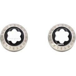 تصویر دکمه سردست سیلور مون بلان Montblanc 