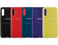 تصویر قاب سیلیکونی اصلی سامسونگ A50 صورتی کثیف ا Siliconi Cover Case For Samsung A50 Siliconi Cover Case For Samsung A50
