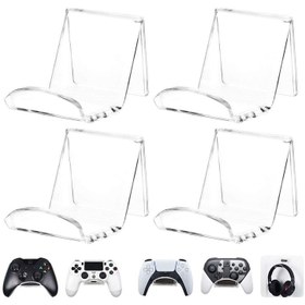 تصویر Game Controller Wall Mount Holder Stand (4 Pack) For Xbox One Ps4 Ps5 Steam Switch Pc Universal Gamepad Accessories 