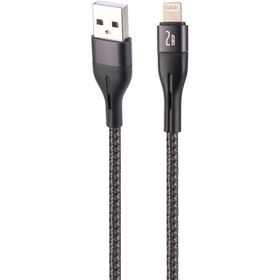 تصویر کابل آیفونی فست شارژ Yesido CA121L 2A 1m Yesido CA121L 2A 1m Usb To Lightning Fast Charging Data Cable