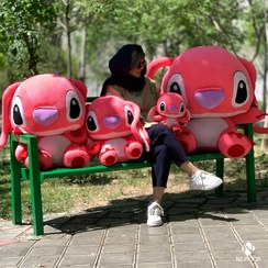 تصویر عروسک استیج صورتی بزرگ در 4 سایز با ارسال رایگان با پست 