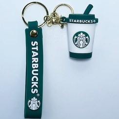 تصویر جاکلیدی استارباکس طرح لیوان کد 5 Starbucks silicone key chain