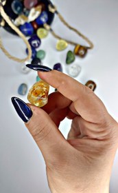 تصویر تامبل سنگ سیترین - تامبل Citrine
