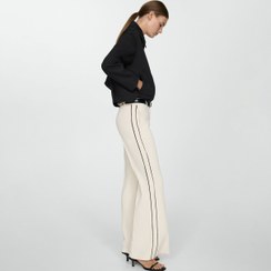 تصویر شلوار راسته راه‌راه MANGO – سایز ۴۰ 