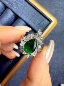 تصویر انگشتر نقره زنانه کد133 