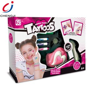 تصویر اسباب بازی ست تتو کودکانه 