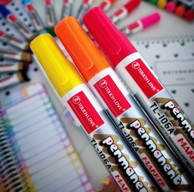 تصویر پک ۱۲ رنگ ماژیک دائمی 