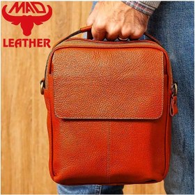 تصویر کیف مردانه دوشی چرم ماد مدل 139 MAD Leather 