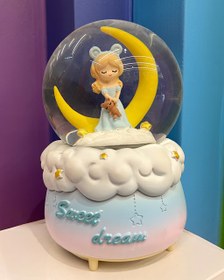 تصویر گوی نورپرداز بزرگ طرح آرزو آبی 