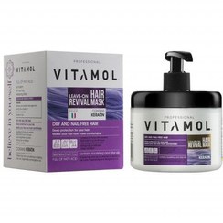 تصویر ماسک مو500گرمی کراتین خارج حمام جعبه دار ویتامول Vitamol Hair Mask Out Of Bath Room