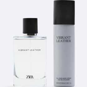 تصویر عطر مردانه زارا ویبرنت لدر و اسپری بدن VIBRANT LEATHER ZARA 