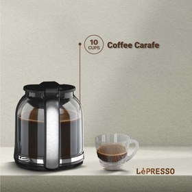 تصویر دستگاه قهوه و اسپرسوساز دوتایی لپرسو مدل LPCFFM0002 LePresso Dual Brew Drip Coffee & Espresso Machine LPCFFM0002