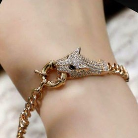 تصویر دستبند پلنگی کارتیه 