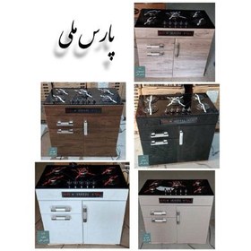 تصویر اجاق گاز طرح فر ام دی اف پارس مدل E5 