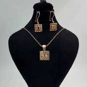 تصویر نیم‌ست طلا مدل ZH198 