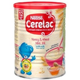 تصویر سرلاک گندم و عسل به همراه شیر نستله 400 گرم Nestle 