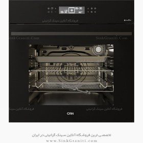 تصویر فر توکار کن مدل E6500 مشکی Can  Built-in Oven-Black
